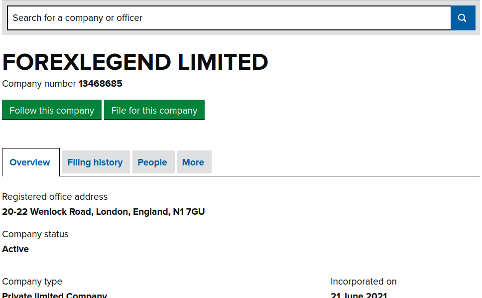 forexlegend.ltd review, forex legend review