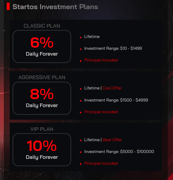 startos.top review, startos.top investment plans