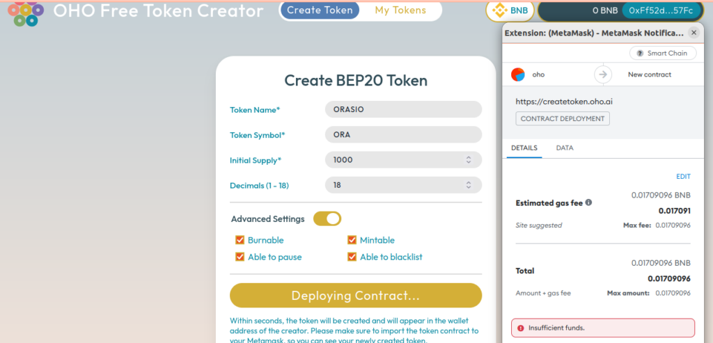 how to create your own tokens for free
